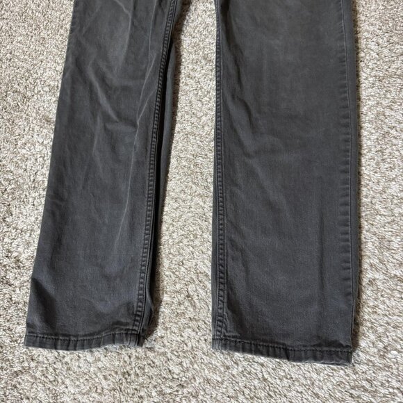 Levis 502 Jeans Mens 33x30 Gray Regular Taper Stretch Denim Pants Casual - Picture 2 of 12